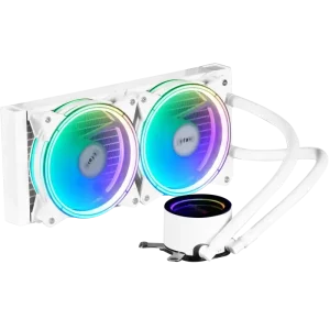 واترکولر Fater FW-240N2W1 سفید با رادیاتور ۲۴۰ میلی‌متری و فن ARGB – تهران پی‌سی
