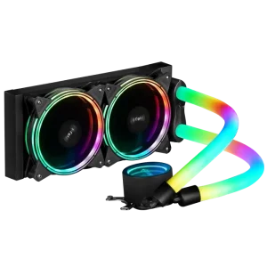 واترکولر Fater FW-240R2B1 مشکی با فن‌های ARGB و رادیاتور ۲۴۰ میلی‌متری – تهران پی‌سی