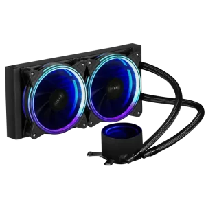 واترکولر Fater FW-240N2B1 مشکی با دو فن ARGB و رادیاتور ۲۴۰ میلی‌متری – تهران پی‌سی
