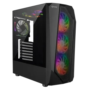 کیس Fater FG-740M مشکی‌سبز Mid-Tower