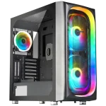 کیس Fater FG-790B میدتاور گیمینگ مشکی