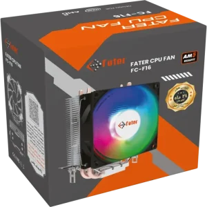 کولر بادی Fater FC-F16 با دو هیت‌پایپ مسی و نورپردازی FRGB – تهران پی‌سی