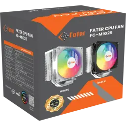کولر بادی Fater FC-MIG29B با لوله‌های مسی و فن ARGB – تهران پی‌سی