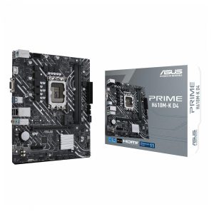 مادربرد ASUS Prime H610M-K D4 با پشتیبانی از DDR4 و پردازنده‌های نسل 12 و 13 – تهران پی‌سی