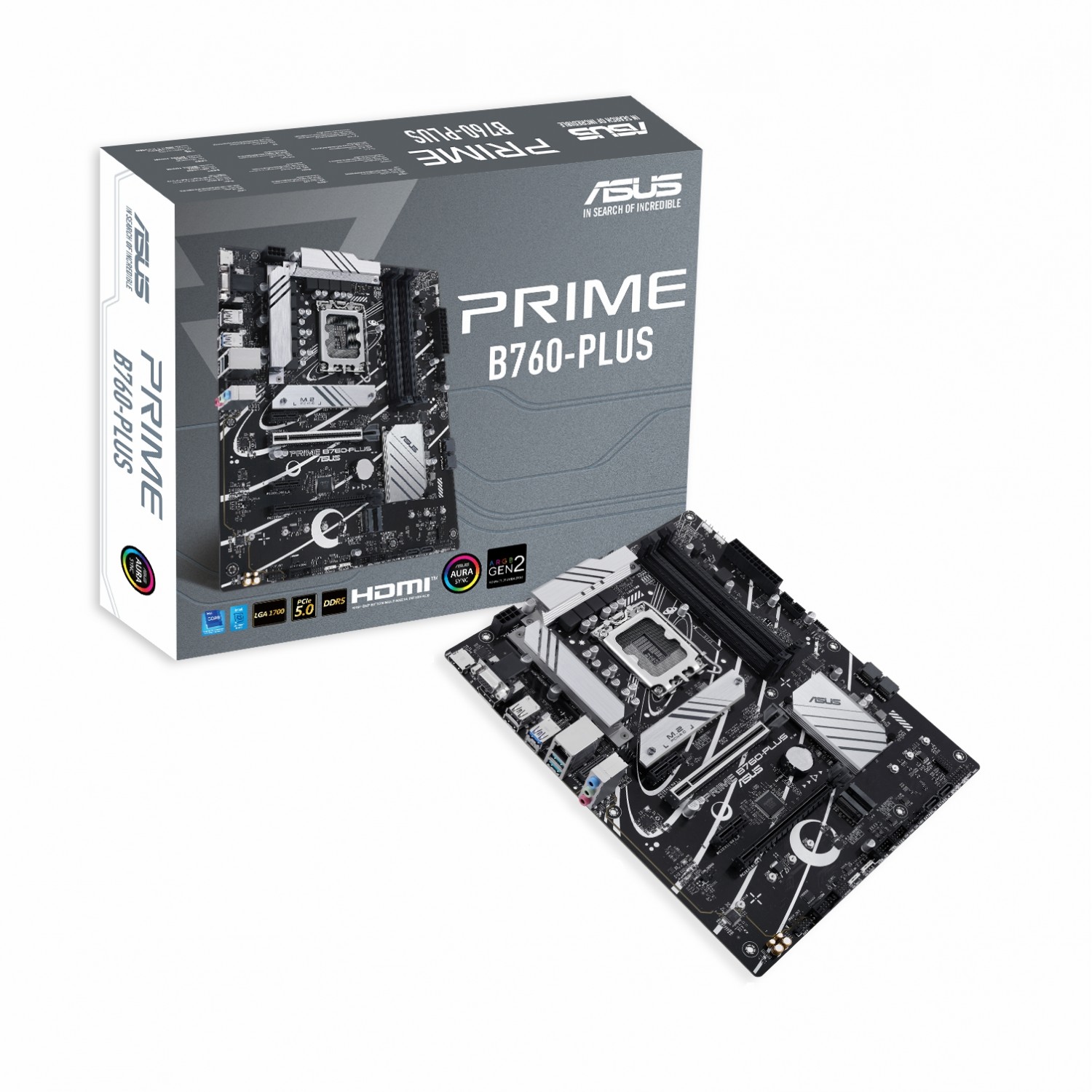 مادربرد ASUS Prime B760-PLUS با پشتیبانی از DDR5 و پردازنده‌های نسل جدید – تهران پی‌سی