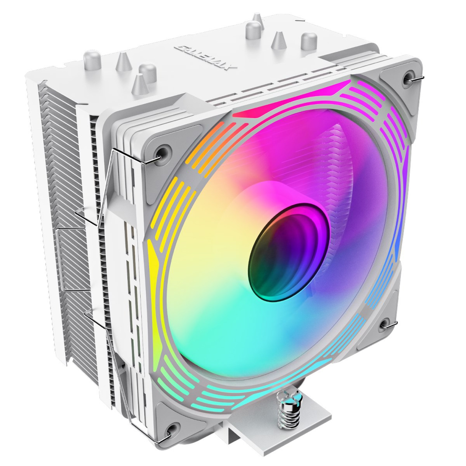 واترکولر GameMax Ice Force نسخه سفید با دو فن ARGB – تهران پی‌سی