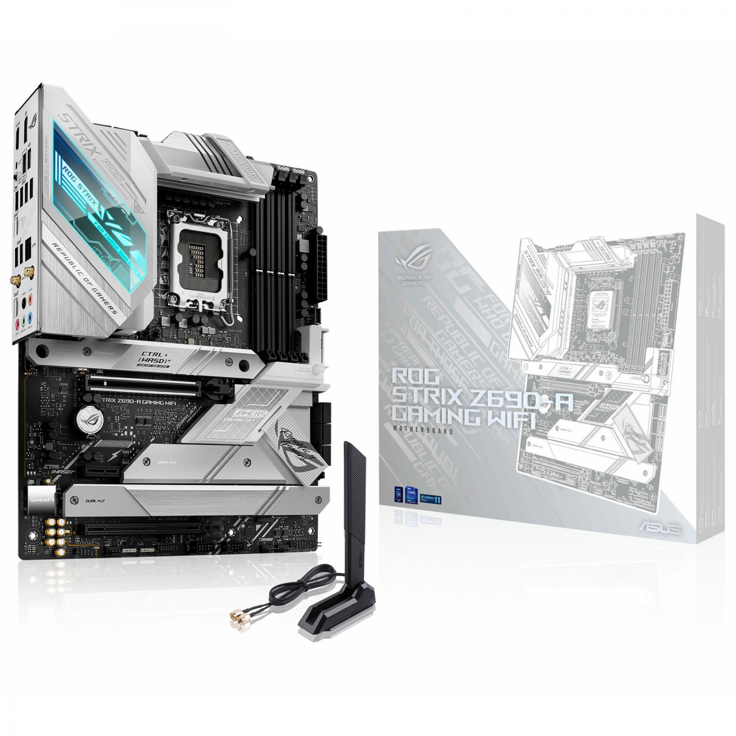 مادربرد ASUS ROG STRIX Z690-A GAMING WIFI با پشتیبانی از DDR5 و PCIe 5.0 – تهران پی‌سی