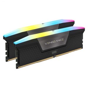 رم Corsair Vengeance RGB DDR5 32GB Dual 5200MHz CL40 – ‌Black